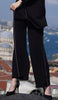 Abiyya Dressy Wide Leg Pants - Black/Cafe