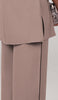 Abiyya Dressy Wide Leg Pants - Cafe/Black