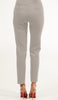 Alma Tailored Stretch Cigarette Pants - Silver