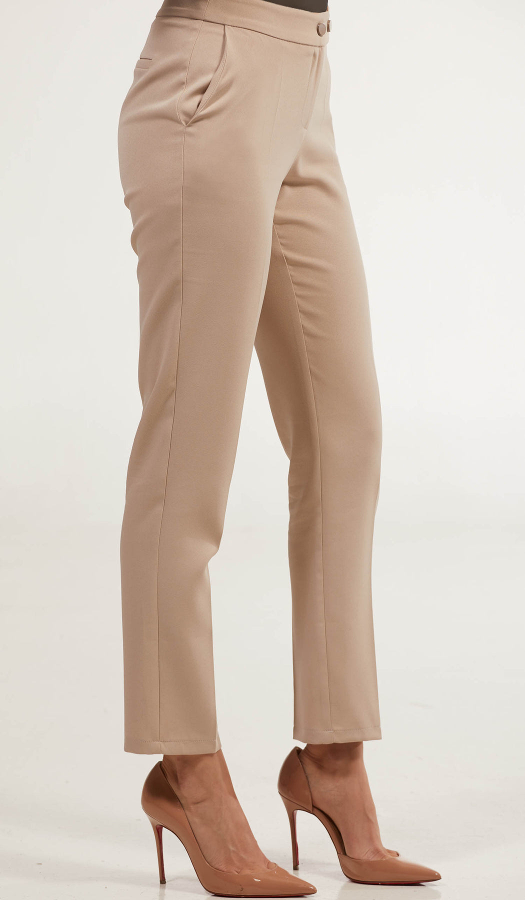 ladies beige dress pants Alma Nude Dressy Tailored Slim | Modest pants Item:Dress Only (No cardigan) Buy Phase Eight Green Unlined Dry Clean or Home Office Cabinet