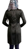 Althea Silky Formal Long Modest Tunic Dress - Black