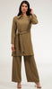 Arifa Tailored Wide Leg Pants - Sage