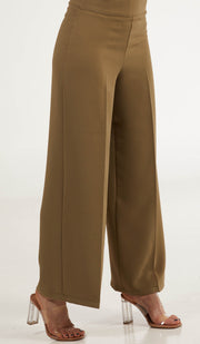 Arifa Tailored Wide Leg Pants - Sage