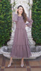 Armine Modest Long Tiered Print Maxi Dress - Mocha