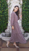 Armine Modest Long Tiered Print Maxi Dress - Mocha