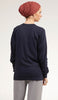 Artsy Fine Long Sleeve Unisex T Shirt - Prism - Navy