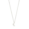 Collier croissant de lune minimaliste en argent sterling Ava - Argent