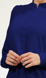 Ava Dressy Long Modest Midi Tunic - Royal Blue - FINAL SALE