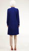 Tunique midi longue et modeste Ava - Bleu royal