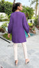 Bahar Long Light Cotton Everyday Tunic - Grape - FINAL SALE