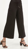Basma Loose and Flowy Stretch Wide Leg Pants - Black