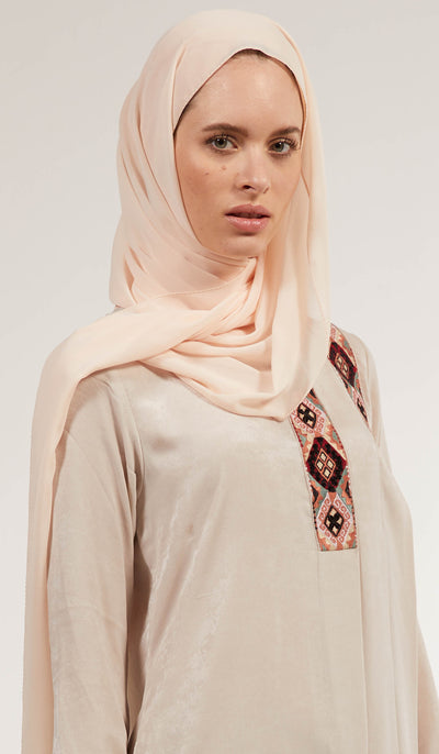 Classic Chiffon Wrap Hijab - Buff