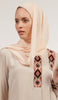 Classic Chiffon Wrap Hijab - Buff