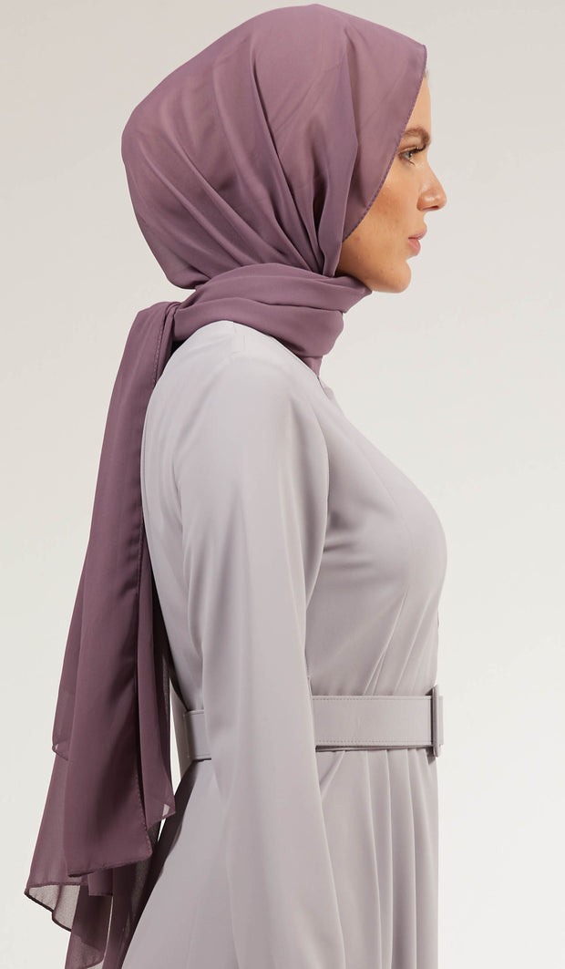 Classic Chiffon Wrap Hijab - Lilac