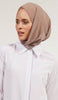 Classic Chiffon Wrap Hijab - Mocha