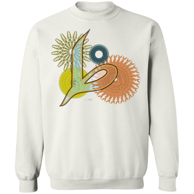 Pullover Sweatshirt with Arabic Initial - 'Ṭā' (ط)