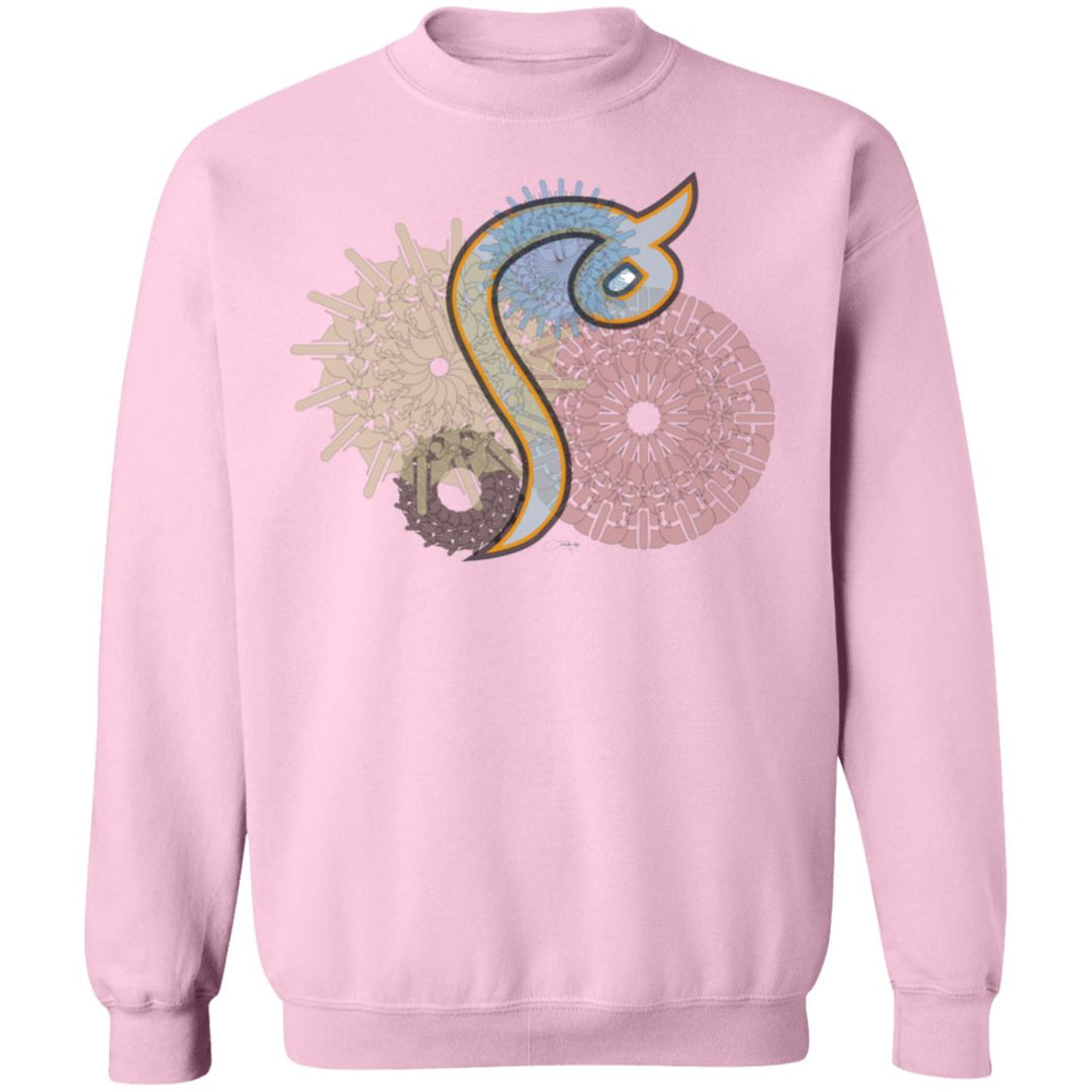 Pullover Sweatshirt with Arabic Initial - 'Mīm' (م)