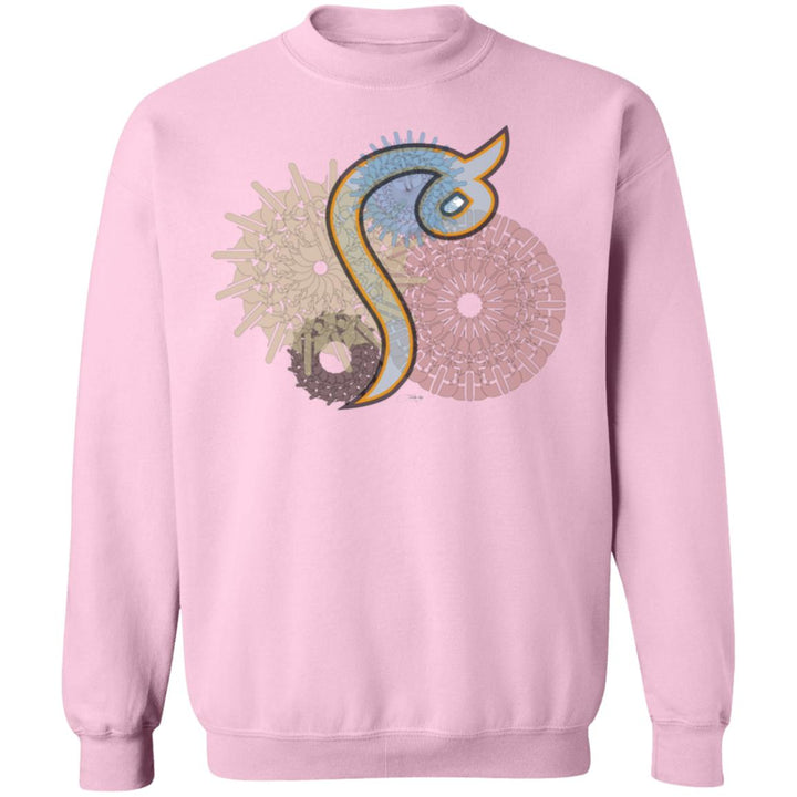 Pullover Sweatshirt with Arabic Initial - 'Mīm' (م)