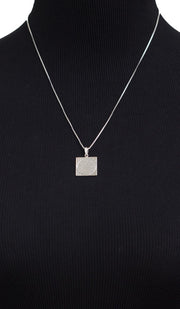 Fine Sterling Silver Ayat al Kursi (Protection) Necklace