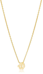 Gold-Plated Sterling Silver tiny Allah Necklace - FINAL SALE