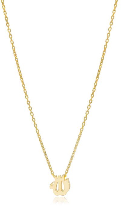 Collier minuscule Allah en argent sterling plaqué or - VENTE FINALE