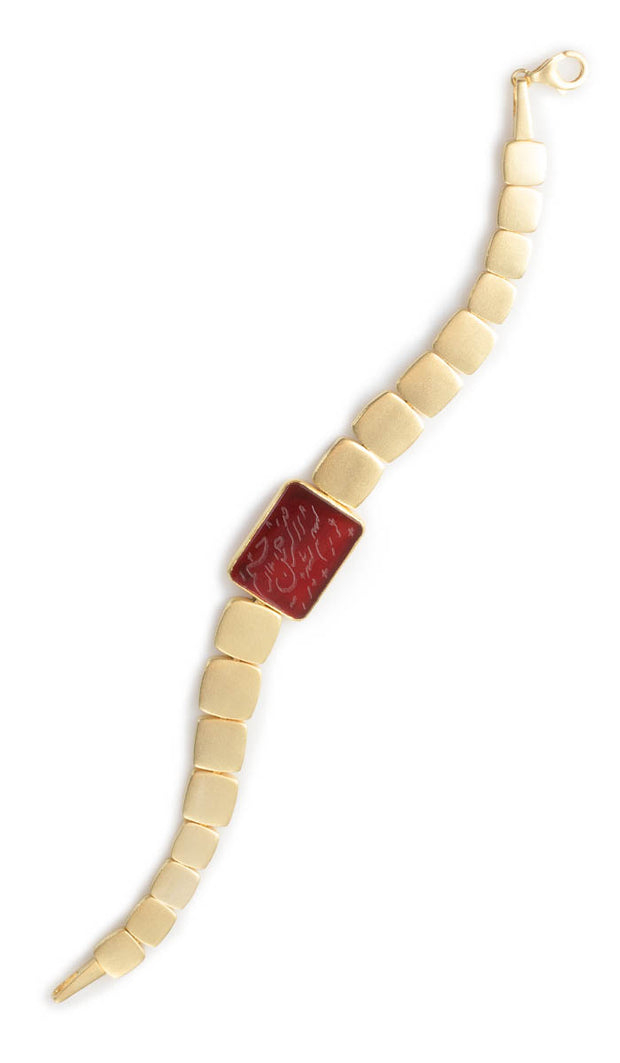 Aqeeq Stone Bracelet For Female