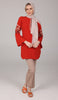 Gulzar Embroidered Long Modest Tunic - Russett - PREORDER (ships in 2 weeks)
