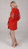 Gulzar Embroidered Long Modest Tunic - Russett - PREORDER (ships in 2 weeks)