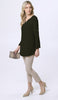 Hena Long Modest Everyday Tunic - Black- FINAL SALE