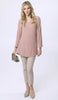 Hena Long Modest Everyday Tunic - Dusty Rose - FINAL SALE