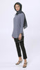 Hena Long Modest Everyday Tunic - Gray - FINAL SALE