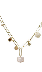 Hera Modern MashAllah Arabic Necklace-Moonstone