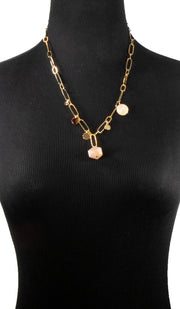 Hera Modern MashAllah Arabic Necklace-Moonstone