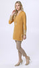 Ines Gold & Silver Embroidered Long Modest Tunic - Sunflower