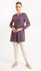 Leah Long Modest Tunic Dress - Dusty Mauve - FINAL SALE