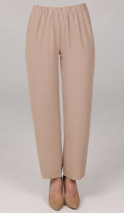 Pantalon Sakinah ample à taille extensible et jambe fuselée - Latte