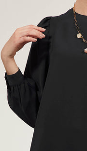 Luna Essential Layering Blouse - Black - FINAL SALE