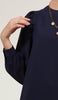 Luna Essential Layering Blouse - Navy