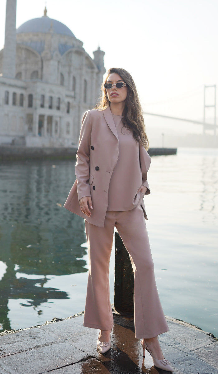 Lyla Mocha Dressy Tailored Flared Trouser Pants | Modest Pants | Artizara USA 16 (XXXL)/38 in.(96 cm)Garment Waist Lyla Mocha Dressy Tailored Flared Trouser Pants | Modest Pants | Artizara USA 16 (XXXL)/38 in.(96 cm)Garment Waist