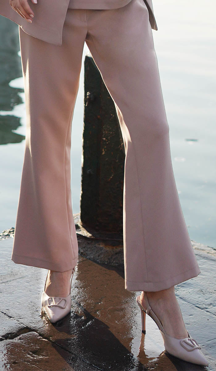 Lyla Mocha Dressy Tailored Flared Trouser Pants | Modest Pants | Artizara USA 16 (XXXL)/38 in.(96 cm)Garment Waist Lyla Mocha Dressy Tailored Flared Trouser Pants | Modest Pants | Artizara USA 16 (XXXL)/38 in.(96 cm)Garment Waist