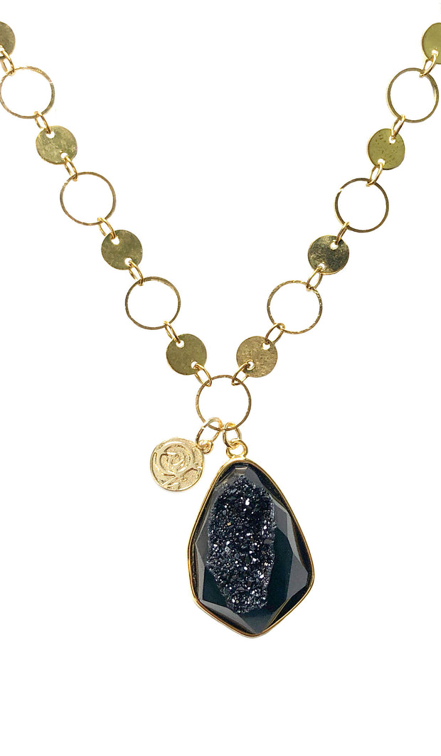 Lyla Collier arabe contemporain MashAllah - Druzy noir