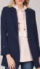 Maya Long Light Comfy Blazer Jacket - Navy