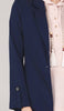 Maya Long Light Comfy Blazer Jacket - Navy