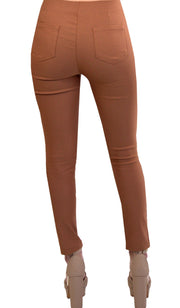 Millenium Comfortable Stretch Dressy Pencil Jegging- Camel