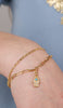Miri Sterling Silver Khamsa Adjustable Charm Bracelet - Gold