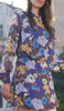 Myra Modest Chiffon Tunic Dress - Chocolate Floral