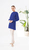 Myra Modest Chiffon Tunic Dress - Royal Blue