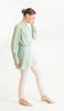 Myra Modest Chiffon Tunic Dress - Seafoam