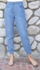 Myra Stylish Lightweight Denim Jogger Pants - Resort Blue - FINAL SALE