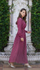 Nadia Smocked Chiffon Modest Long Maxi Dress - Orchid - FINAL SALE